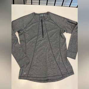ATHLETA Women’s Swim Rashguard Grey Marl Size L